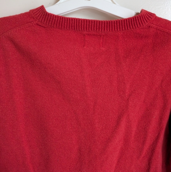 Mini Boden Floral Red Sweater Cardigan Flowers 9-10Y - Picture 10 of 12